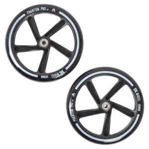 Apollo City Scooter "PU Wheel 2er Set" 200mm Ersatzrollen mit ABEC 7 Kugellager