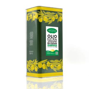 Italienisches Extra Natives Olivenöl, Hochwertiges Raffiniertes Öl, Italienisches Olivenöl mit intensivem Geschmack und Aroma, 5 Liter Dose