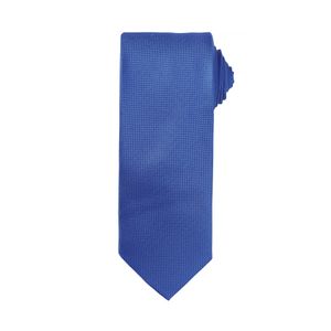 Pánská kravata s jemným vaflovým vzorem (2 ks/balení) RW6942 (jedna velikost) (královská modř)