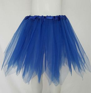 Kinder Röcke Tütü Tüllrock Petticoat Ballettkleid Rock Ballett gezackt Fasching Kurz Blau
