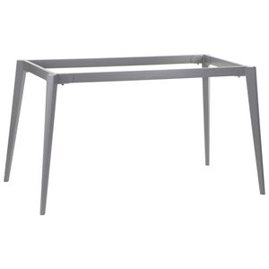 Metallgestell für Schreibtisch oder Tisch NY-A385, Maße 155x74x72,2 cm, Grau