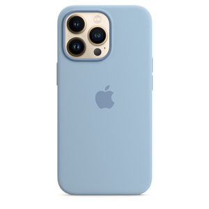 Apple Silikon Case iPhone 13 Pro mit Magsafe, dunstblau