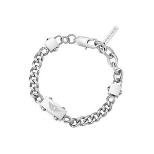 POLICE Armband Herren Edelstahl Silber 20cm CHAINED PEAGB0002102