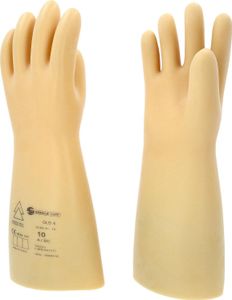 KS TOOLS Elektriker-Schutzhandschuh mit Schutzisolierung Größe 10 Klasse 4 weiß - 117.0063