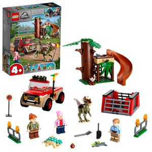 LEGO 76939 Jurassic World Flucht des Stygimoloch Spielzeug, Starterset für Kinder ab 4 Jahre mit Figuren und Baumhaus, Dinosaurier Geschenkidee