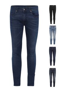 RE-ZO Herren Jeans-Hose Slim-Fit Used-Look normaler Bund Denim Stretch Male, Farbe:Schwarz, Jeans/Hosen Neu:33W / 32L