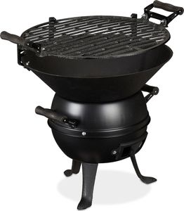 relaxdays Grillfass aus Gusseisen
