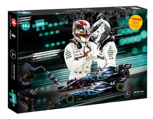 1000 Teile Puzzle Mercedes AMG Petronas Motorsport Fanartikel Autorennen Formel1
