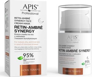 Apis | Krémová maska RETIN-AMBRE - 50 ml - Noční péče s retinolem - pro zralou pleť - veganská