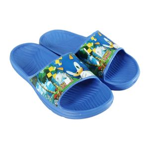 Sonic The Hedgehog Kinder Jungen Sandalen Badeschuhe – Blau / 27/28