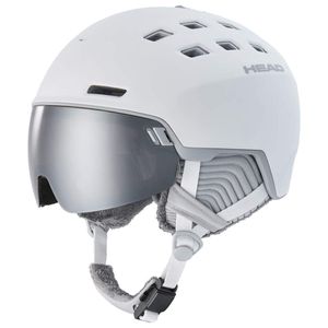 HEAD Skihelm Rachel 5K white + Spare Lens Damen Ski Helmet Skihelme XS/S (52-55 cm) Snowboardhelm mit Visier Wintersport Schutzhelm Winter