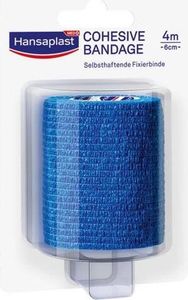 Hansaplast Fixierbinde selbsthaft.6 cmx4 m blau 1 St