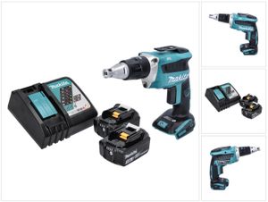 Makita DFS 452 RF Akku Schnellbauschrauber 18 V Brushless + 2x Akku 3,0 Ah + Ladegerät