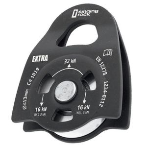 Singing Rock Pulley Extra Kladka Black