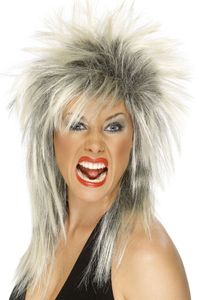 Rockerbraut Perücke - Kostüm Perücke für Fasching