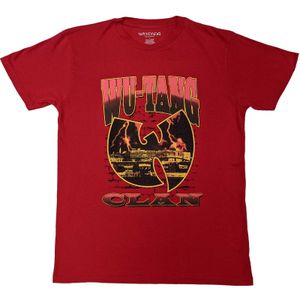 Wu-Tang Clan - T-Shirt für Herren/Damen Unisex RO5853 (M) (Rot)