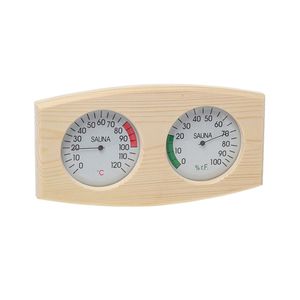 Holz Sauna Hygrothermograph Thermometer Hygrometer 2 in 1 Indoor Feuchtigkeit Temperatur Messung Sauna Ausrüstung Sauna Zubehör