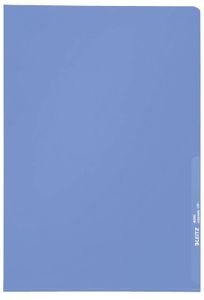 LEITZ Sichthülle Standard A4 PP genarbt blau 0,13 mm 100 Hüllen