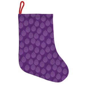 ABAKUHAUS Abstrakt Hängende Nikolausstiefel Weihnachtssocken, Flitter Weihnachtsmotive, Weihnachtsstrumpf zum Aufhängen, 25x35cm, Violett und Lavendel