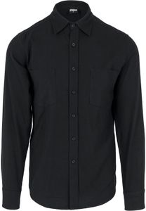 Urban Classics Hemd Checked Flanell Shirt Black-L