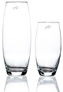 Glas-Vase Amaryllis, Größe:Ø8/H26
