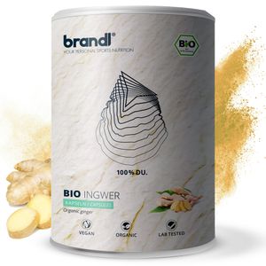 brandl® Ingwer Kapseln hochdosiert (Ginger) - unabhängig labor - Vegan