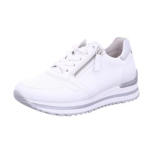 Gabor - Sneaker Weite H - weiß, Größe:4, Farbe:weiss/silber(perf) 1