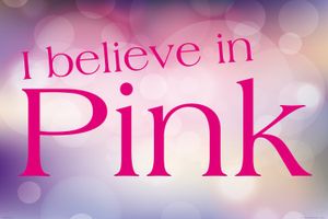 Audrey Hepburn XXL Poster - I Believe In Pink (80 x 120 cm)