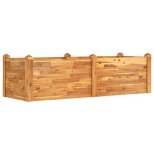 vidaXL Zvýšená posteľ 160x60x44 cm z masívneho dreva akácie