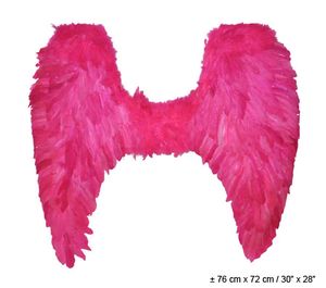 Federflügel Engel pink ca. 76 x 72 cm