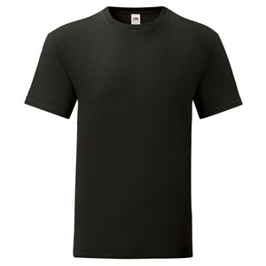 Fruit of the Loom Iconic 150 T-Shirt Farbe: schwarz Größe: 4XL