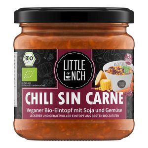 Little Lunch - Chilli sin Carne mit Soja und Gemüse -Eintopf im Glas - 350ml
