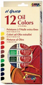 KREUL Ölfarbe el Greco 12 ml 12er Set