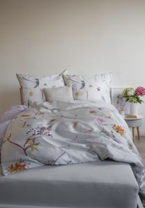 Fleuresse Mako-Satin Bettwäsche Bed Art S Darwin bunt 155x220 cm + 80x80 cm