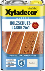 XYLADECOR Holzschutzlasur weiß 4 L