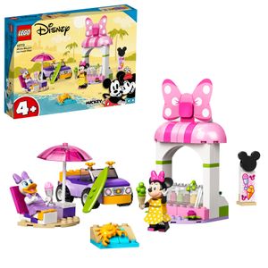 LEGO 10773 Mickey and Friends Minnies Eisdiele, Minnie Mouse Spielzeug zum Bauen für Kinder ab 4 Jahren