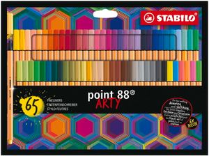 STABILO Fineliner point 88 ARTY 65er Kartonetui