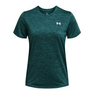 Under Armour Women's Tech SSC- Twist Hydro Teal/Coastal Teal/White S Fitness T-Shirt