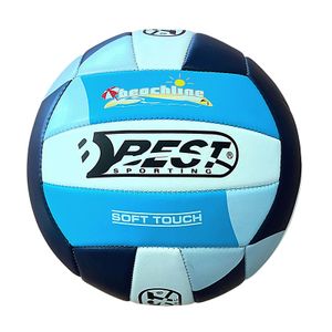 Best Sporting Beachvolleyball California Soft Touch I bunter Volleyball Größe 5 I hochwertiger Volleyball Beach I formbeständiger Beachvolleyball I Volleyball Outdoor, Farbe:blau, Menge:1 Stück