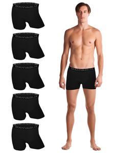 TEXEMP 5er | 10er Pack Herren Boxershorts Baumwolle Unterhose Trunks Boxer Shorts Unterwäsche Underwear | L 5er Pack