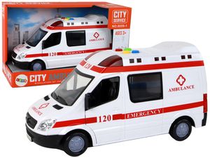 Krankenwagen Rettungsdienst Fahrzeug Sounds Lichteffekte Spielzeug, Größe:UNIVERSAL