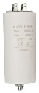 Kondensator 40.0uf / 450 v + Aarde Kondensator 40.0uf / 450 v + Aarde