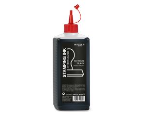 Stempelfarbe für Stempelkissen und Selbstfärber ohne Öl, schwarz 1000ml