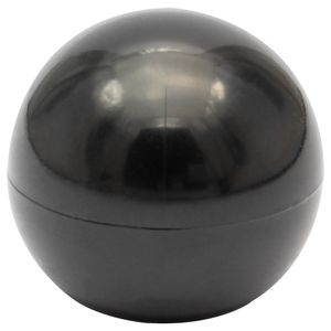 WAGNER Türstopper GOLFBALL - Ø 30 x 30 mm, hochwertiger Kunststoff schwarz, zum Schrauben, inkl. Montagematerial - 15504511