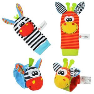Sozzy Neugeborenen Plüsch Socke Babyspielzeug, Tier Niedlich Cartoon Baby Rasseln / no1