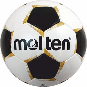 Fotbalový míč Molten PF-540 tréninkový míč bílý černý zlatý velikost 5
