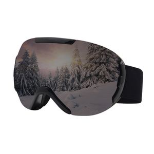 Unisex Skibrille für Damen und Herren,UV Schutz Schneebrille Skibrille für Brillenträger Antibeschlag