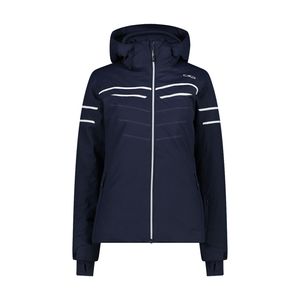 Cmp Woman Jacket Zip Hood N950 Black Blue 36