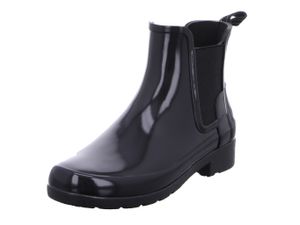 Hunter Original Frauen Raffinierte Schlank Fit Vegane Chelsea Stiefel In Schwarz (36, Schwarz)