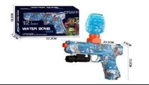 Pištoľ na gélové guličky so zásobníkom - Water Bomb Gun - Blue